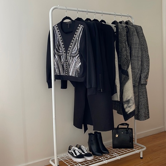 BCBG Black Jeweled Sweater - Picture 2 of 6